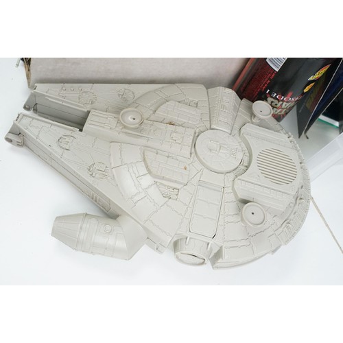 226 - Collection of TV Related figures, collectibles and ephemera featuring WWE/WWF (figures, mic, etc), t... 