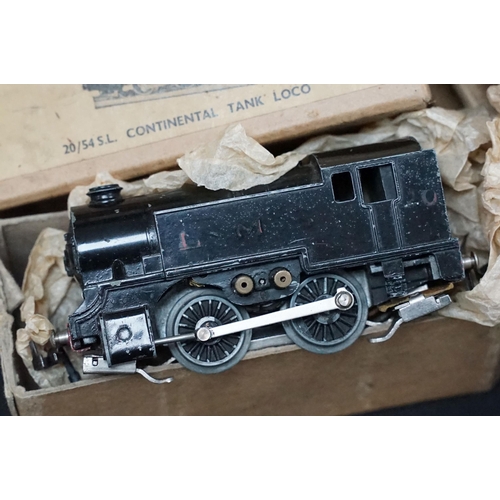 57A - Collection of Trix TTR model railway to include boxed F103 0-6-2 Side Tank Locomotive, boxed 20/54 S... 