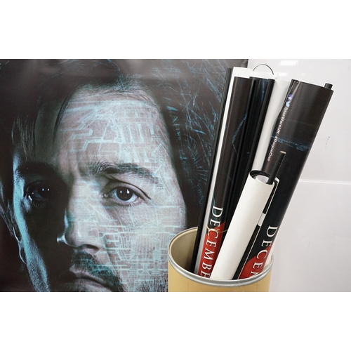 278 - Collection of TV related cinema posters Marvel's Avengers, Marvel's Deadpool, Star Wars Rouge One & ... 