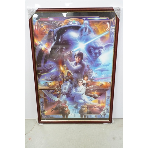 279 - Star Wars Posters - Six framed and glazed Star Wars posters to include Star Wars 'The Original For T... 