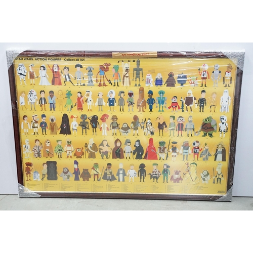 279 - Star Wars Posters - Six framed and glazed Star Wars posters to include Star Wars 'The Original For T... 