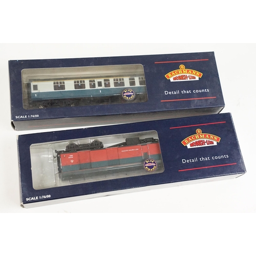 46A - 21 Boxed Bachmann OO gauge items of rolling stock to include 37-301 Intermodal Bogie Wagon with 45ft... 