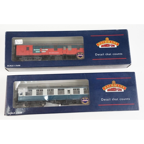 46A - 21 Boxed Bachmann OO gauge items of rolling stock to include 37-301 Intermodal Bogie Wagon with 45ft... 