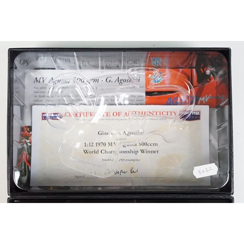 73A - Boxed Paul's Model Art Minichamps 1/12 Classic Bike Series No 18 122 700001 MV Augusta 500ccm G. Ago... 