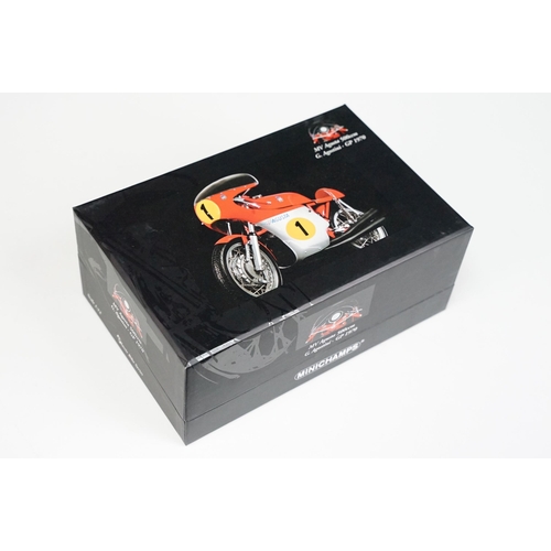 73A - Boxed Paul's Model Art Minichamps 1/12 Classic Bike Series No 18 122 700001 MV Augusta 500ccm G. Ago... 