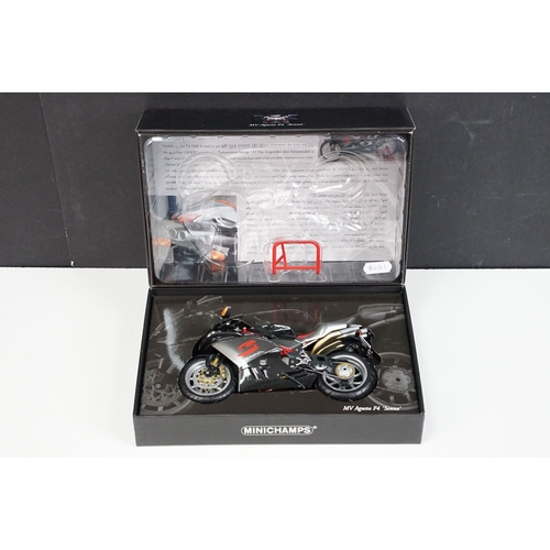 74A - Boxed Paul's Model Art Minichamps 1/12 Classic Bike Series No 61 122 121730 MV Augusta F4 Senna diec... 