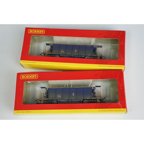 38A - 12 Boxed Hornby OO gauge items of rolling stock to include R6153 3 x V Tanker weathered, R62878 Main... 