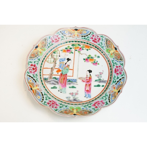 42 - Collection of plates to include a late 19th century Imari enamelled and gilded charger plate, diamet... 