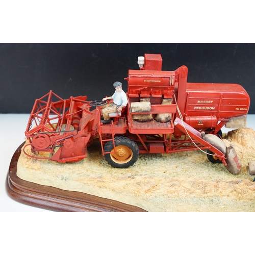 61 - Border Fine Arts 'Bringing in the harvest' limited edition to celebrate the 25th Anniversary of Ray ... 