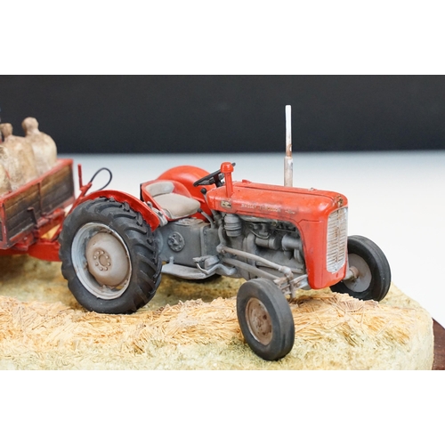 61 - Border Fine Arts 'Bringing in the harvest' limited edition to celebrate the 25th Anniversary of Ray ... 