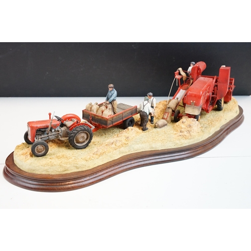 61 - Border Fine Arts 'Bringing in the harvest' limited edition to celebrate the 25th Anniversary of Ray ... 