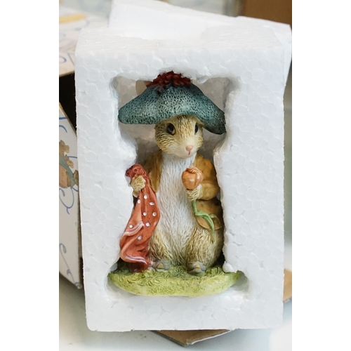 63 - Large collection of Border Fine Arts boxed Beatrix Potter collectable figurines to include Jemima Pu... 