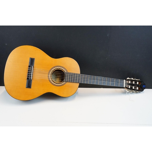 315 - Valencia classical guitar model no VC201 with plectrum holder to head