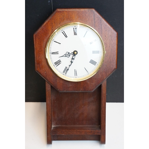 325 - Selection of clocks to include Smiths Art Deco and Westminster chimes examples etc, AF (1 box)