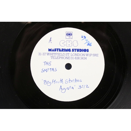 13 - Vinyl / Acetate - The Smiths – Bigmouth Strikes Again / Big Mouth Strikes Again (snippet). Original ... 