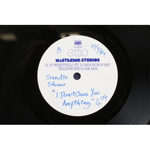 14 - Vinyl / Acetate - Sandie Shaw & The Smiths - Hand In Glove / I Don't Owe You Anything. Original UK C... 