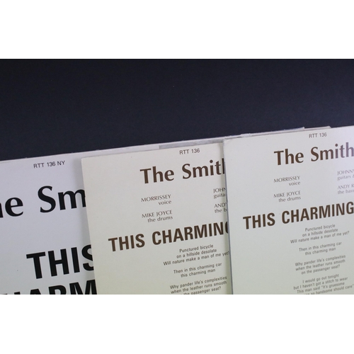 42 - Vinyl - 9 The Smiths original UK 1st pressing 12” singles to include: This Charming Man (New York) (... 