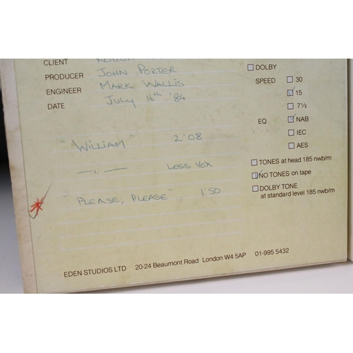 50 - The Smiths - Original Eden Studios July 1984 1/4 inch tape.  Includes 3 tracks - William It Was Real... 