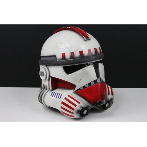 1547 - Star Wars - Full Size replica Star Wars Shocktrooper Clone Trooper Phase 2 helmet, scratch built mod... 