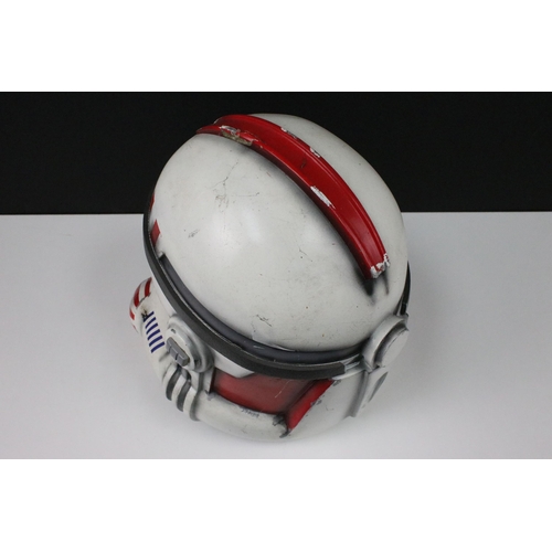 1547 - Star Wars - Full Size replica Star Wars Shocktrooper Clone Trooper Phase 2 helmet, scratch built mod... 