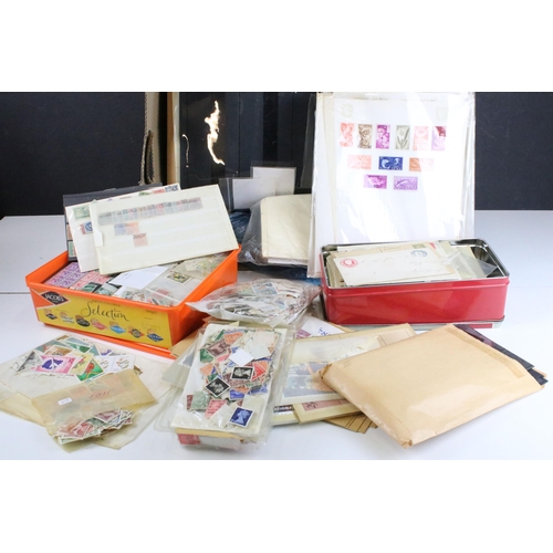 339A - Collection of assorted world stamps to include loose world kilo ware, GB stamps on mounting cards in... 