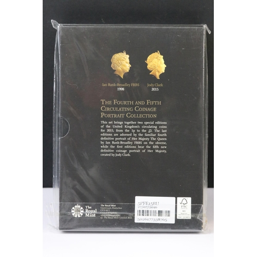 76 - A collection of four Royal Mint United Kingdom brilliant uncirculated annual coin year sets to inclu... 