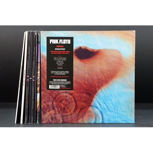 101 - Vinyl - 8 Pink Floyd sealed reissue LPs to include Meddle, A Momentary Lapse Of Reason, Wish You Wer... 