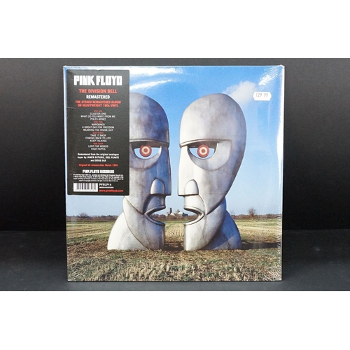 101 - Vinyl - 8 Pink Floyd sealed reissue LPs to include Meddle, A Momentary Lapse Of Reason, Wish You Wer... 