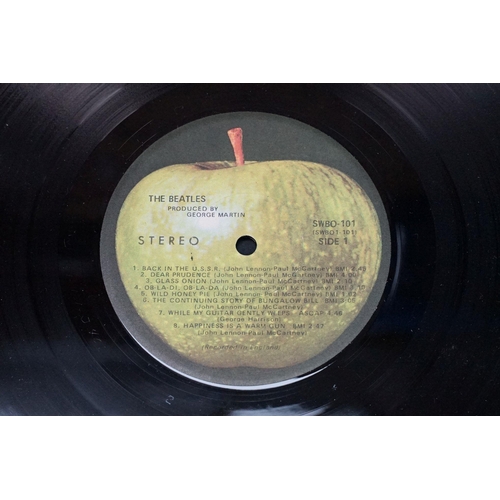 105 - Vinyl - 8 original US pressing The Beatles LPs to include The White Album (No. A0339739 with poster,... 