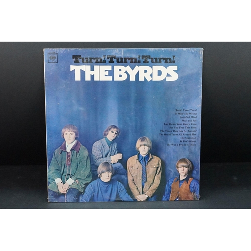 106 - Vinyl - 7 US pressing The Byrds LPs to include Turn Turn Turn (sealed), The Notorious Byrd Brothers ... 