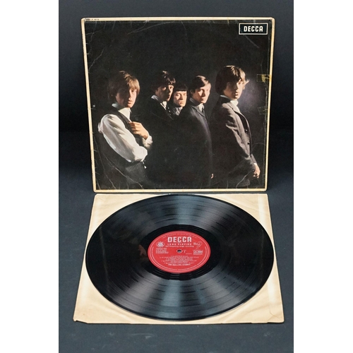 109 - Vinyl - 5 1960s original pressing LPs to include Rolling Stones x 4 (self titled, No. 2, Aftermath, ... 