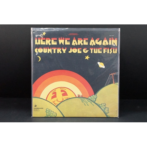 110 - Vinyl - 6 Country Joe & The Fish LPs to include Hold On It's Coming, Quiet Days In Clichy, C.J Fish,... 