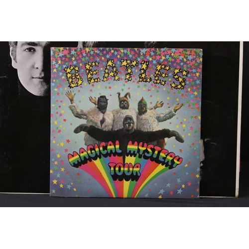 126 - Vinyl - 9 Beatles & Related LPs and 1 EP to include With The Beatles (original UK pressing) Ex-, Sgt... 