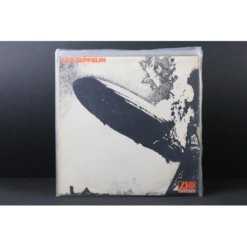 129 - Vinyl - 5 Led Zeppelin LPs to include I (plum Atlantic, grey strip at bottom of sleeve), II x 2 (one... 