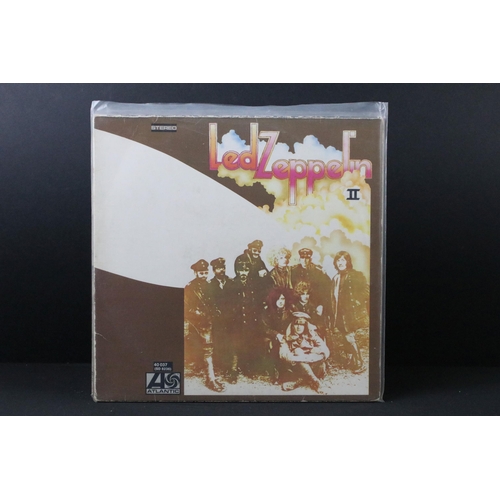 129 - Vinyl - 5 Led Zeppelin LPs to include I (plum Atlantic, grey strip at bottom of sleeve), II x 2 (one... 