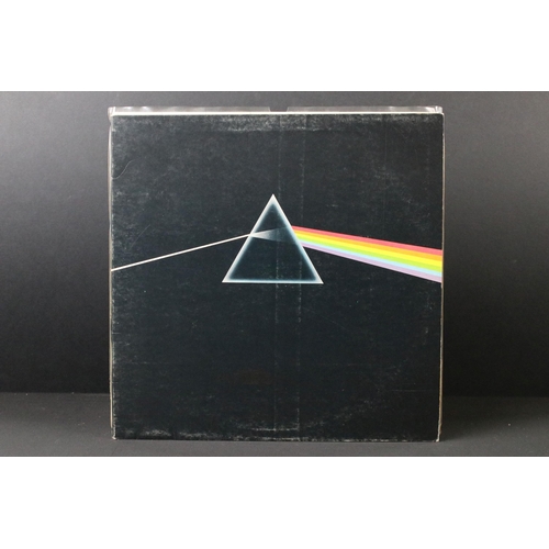 130 - Vinyl - 6 Pink Floyd LPs to include Dark Side Of The Moon, The Wall (with stickered sleeve), Wish Yo... 