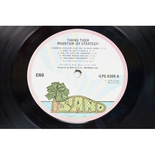 138 - Vinyl - 3 Brian Eno UK first pressing LPs to include Another Green World, Taking Tiger Mountain, Bef... 