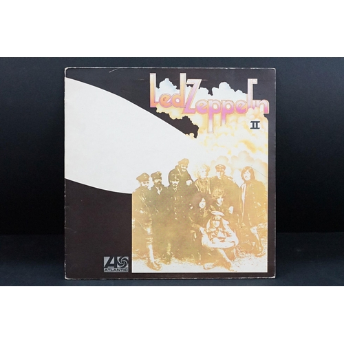 147 - Vinyl - 9 Led Zeppelin LPs to include II (plum Atlantic, Killing Floor credit, A5/B4), III (plum Atl... 