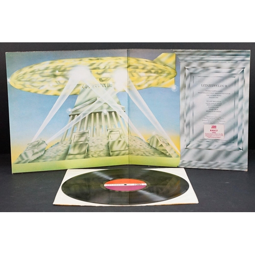 147 - Vinyl - 9 Led Zeppelin LPs to include II (plum Atlantic, Killing Floor credit, A5/B4), III (plum Atl... 