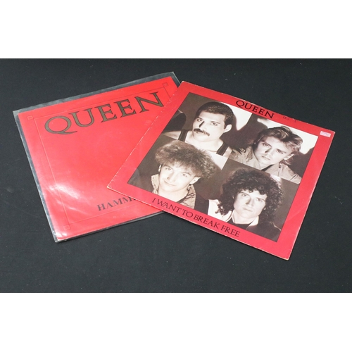 348 - Vinyl - 14 Queen and members LPs and 6 12