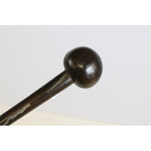 181 - African hardwood knob kerry, 84cm long