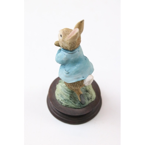 30 - Collection of Border Fine Arts Peter Rabbit figurines to include Peter Rabbit in Wheelbarrow, Peter ... 