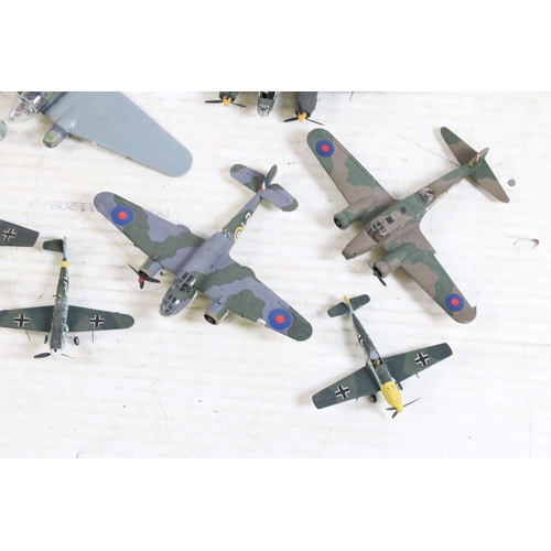 403 - Collection of kit built plastic model aircraft to include Royal Air Force examples