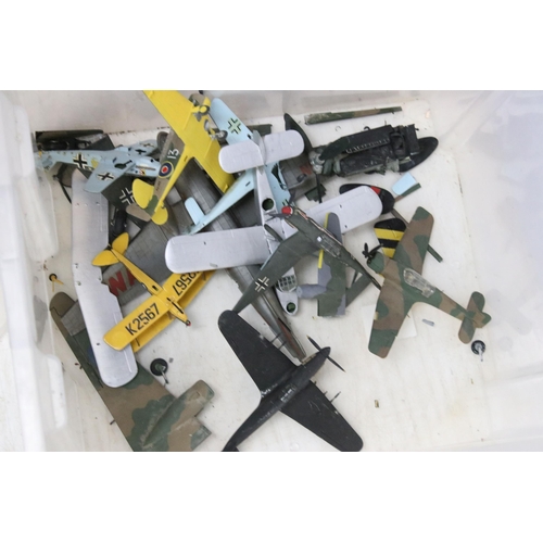 403 - Collection of kit built plastic model aircraft to include Royal Air Force examples