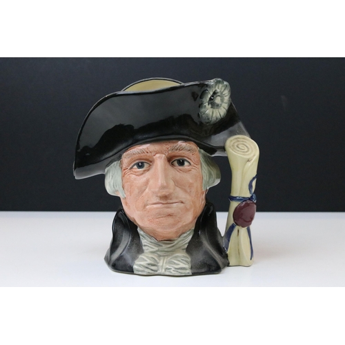 55 - Trio of Toby character jugs to include Royal Doulton 'The Antagonist's Collection' The Civil War No.... 