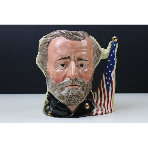 55 - Trio of Toby character jugs to include Royal Doulton 'The Antagonist's Collection' The Civil War No.... 