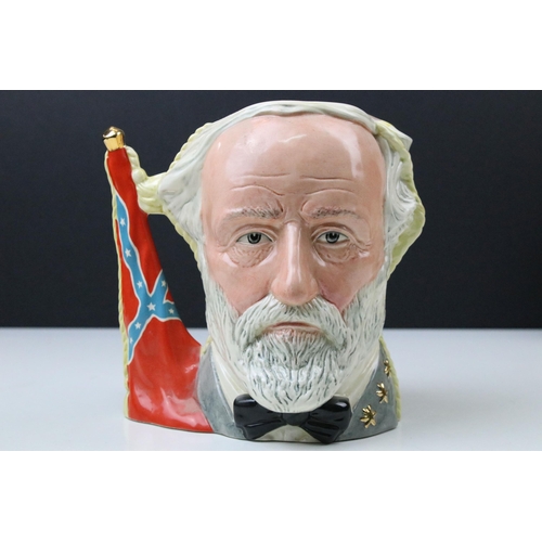 55 - Trio of Toby character jugs to include Royal Doulton 'The Antagonist's Collection' The Civil War No.... 