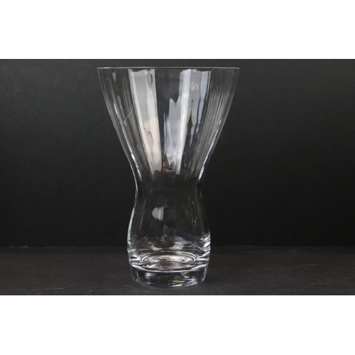 65 - Group of four mixed form glass vases, approx. H 24cm