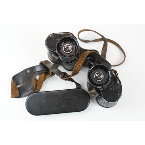 198 - Two pairs of mid 20th century binoculars to include, both pairs of German manufacture and housed wit... 