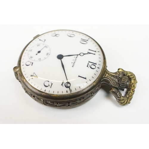 232 - Unusual vesta case in the form of a pocket watch